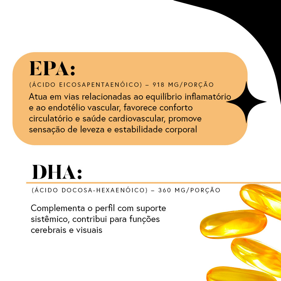 Fórmula Cardio Ômega 3 (Super EPA) - 60 cápsulas