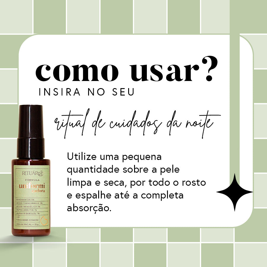Fórmula Uniformizadora para Manchas e Melasma | 35 g