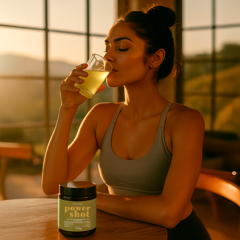 Power Shot com Creatina - Sabor Limão