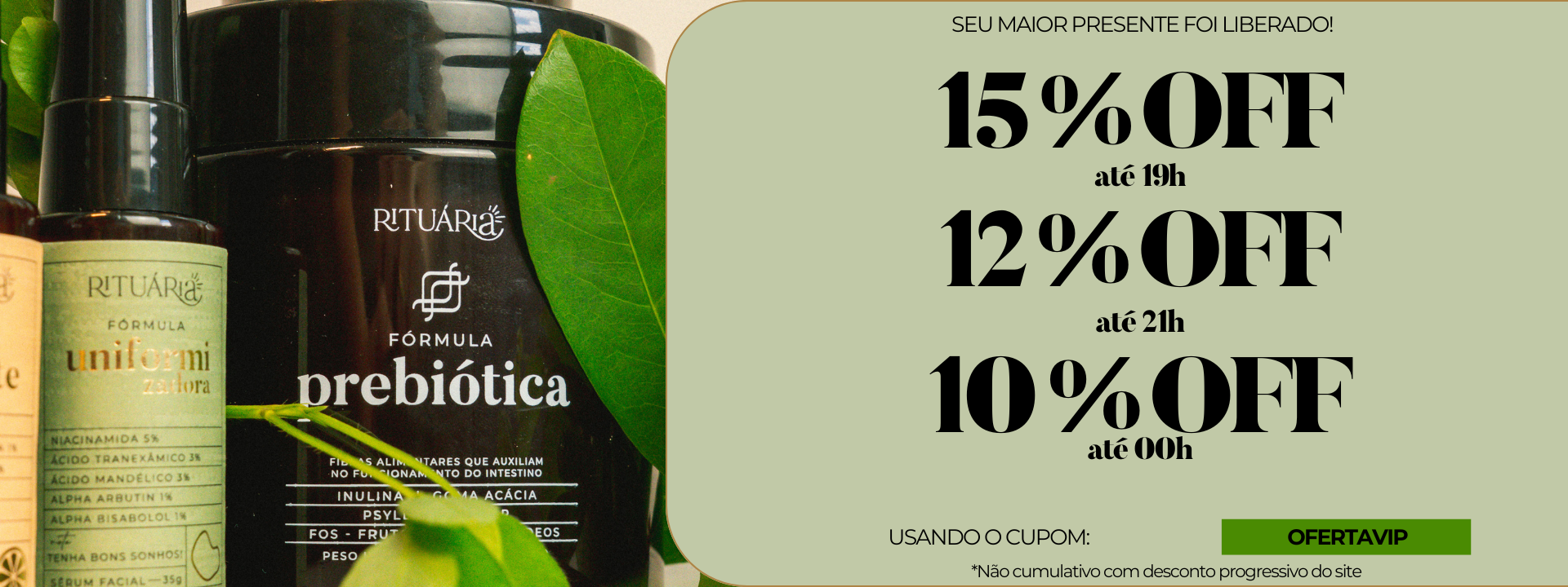 Unitários e Rituais em oferta