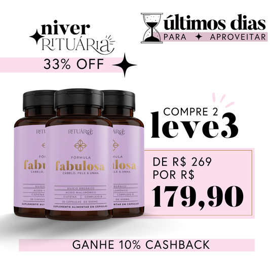 3 Fórmulas Fabulosas para Cabelo, Pele e Unha