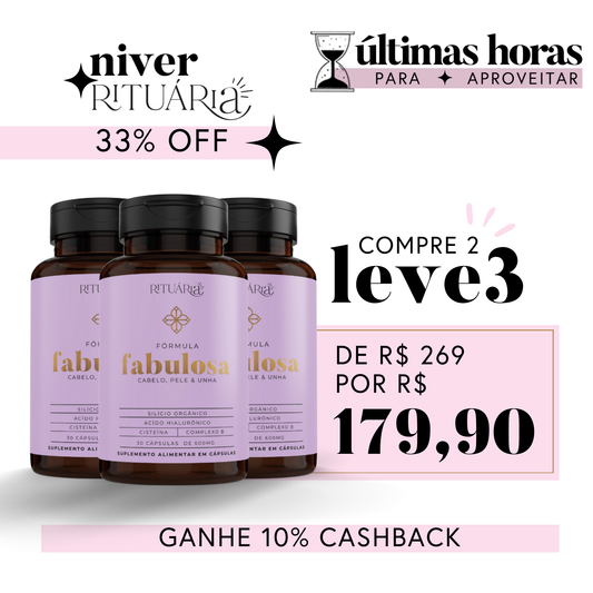 3 Fórmulas Fabulosas para Cabelo, Pele e Unha