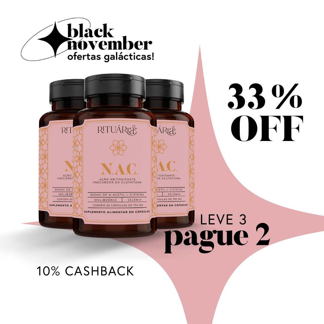 3x Fórmula NAC - 60 dias (Transformação em 90 dias)