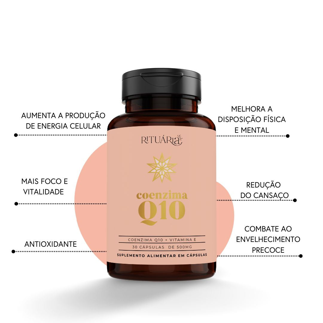 KIT Coenzima Q10 + Antioxi Nutri 30 Caps + Fórmula 4Mag