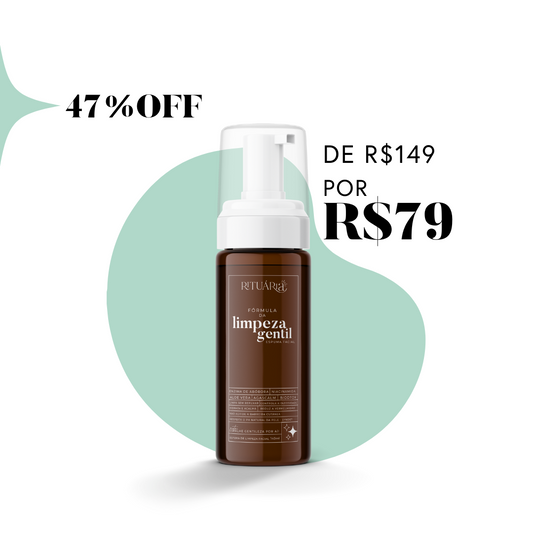 Fórmula da Limpeza Gentil (Mousse Facial / Sabonete Syndet) | 140 ml