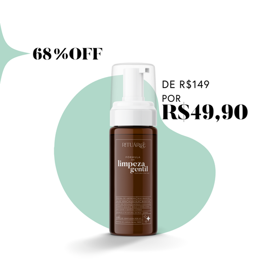 Fórmula da Limpeza Gentil (Mousse Facial / Sabonete Syndet) | 140 ml