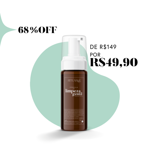 Fórmula da Limpeza Gentil (Mousse Facial / Sabonete Syndet) | 140 ml
