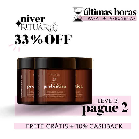3 Prebióticas (Ritual do Intestino Saudável)