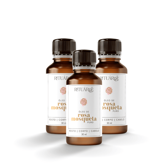 3x Óleos de Rosa Mosqueta | 30 ml cada
