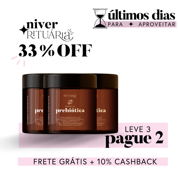 3 Prebióticas (Ritual do Intestino Saudável)