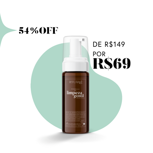 Fórmula da Limpeza Gentil (Mousse Facial / Sabonete Syndet) | 140 ml