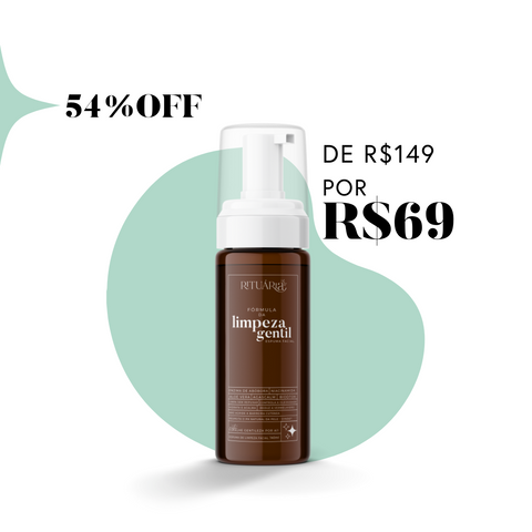 Fórmula da Limpeza Gentil (Mousse Facial / Sabonete Syndet) | 140 ml