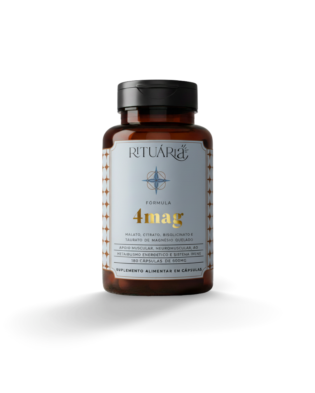 Fórmula 4Mag (Magnésio) - 90 dias (180 cápsulas)
