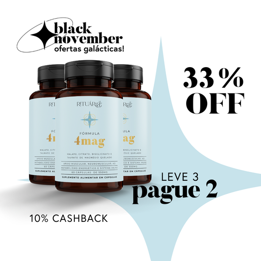 3x Fórmulas 4Mag (Transformação em 90 dias)