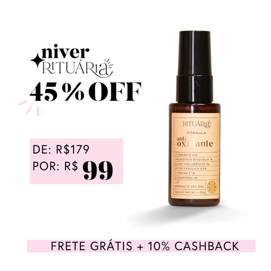 Fórmula Antioxidante (Sérum Antioxidante) com Vitamina C 10% | 35 g