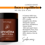 Creatina 100% Pura (Micronizada e Monohidratada) | 300 g | 100 doses