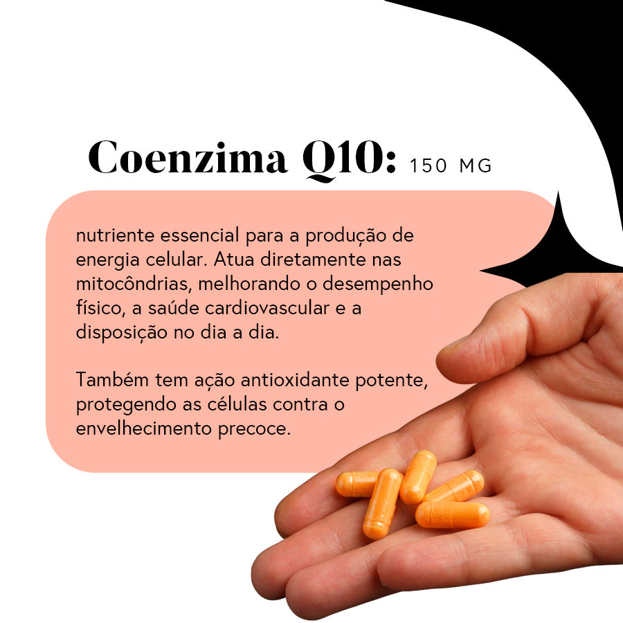 Fórmula Coenzima Q10 - 30 dias