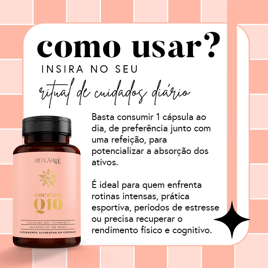 Fórmula Coenzima Q10 - 30 dias