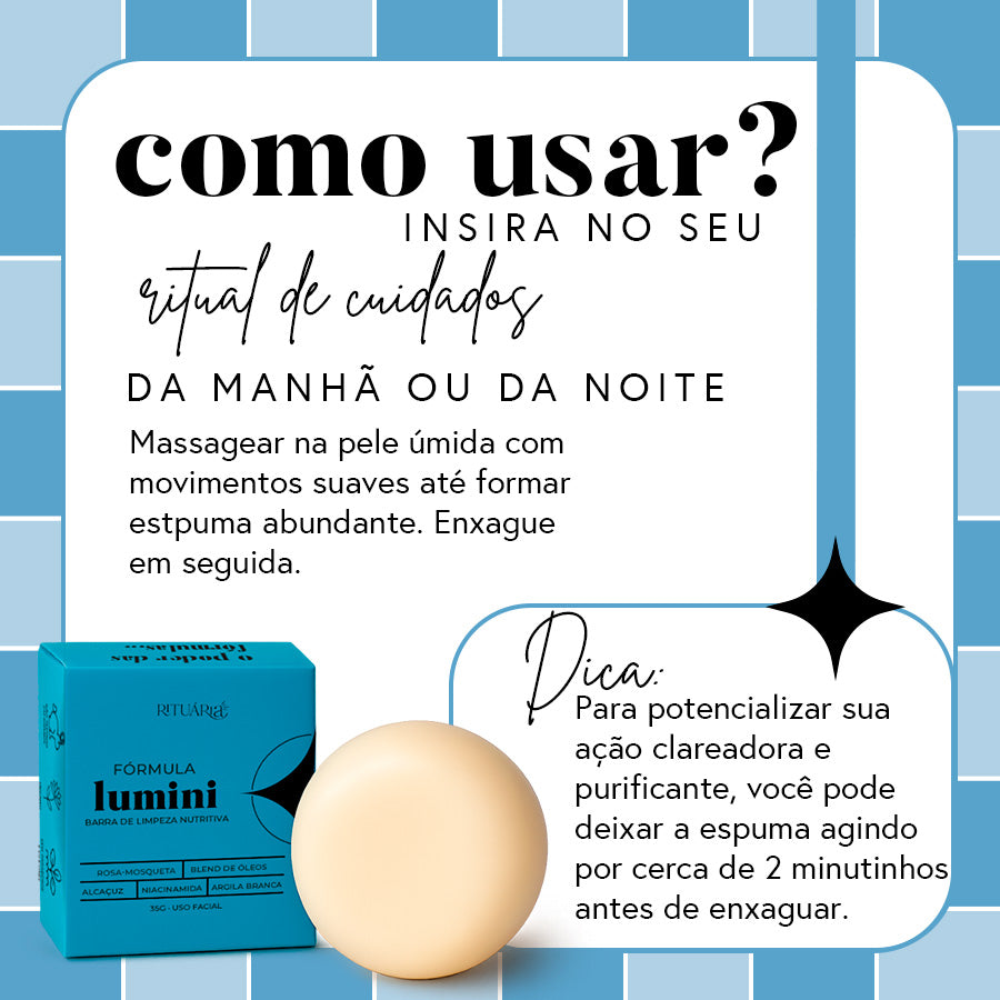 Fórmula Lumini (Sabonete Clareador)