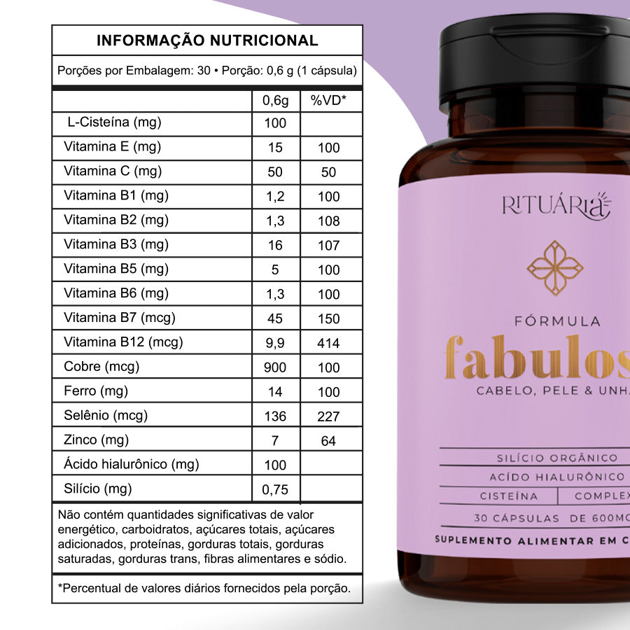 Fórmula Fabulosa 30 cápsulas