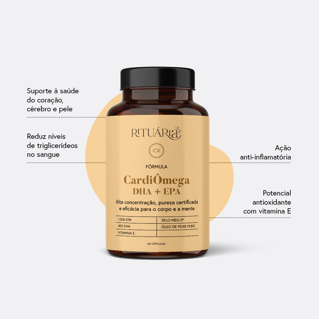 Fórmula - CardiÔmega EPA+ DHA - 60 cápsulas