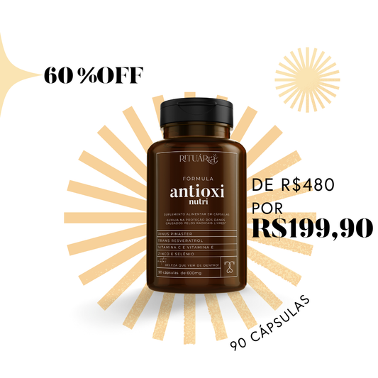 Fórmula Antioxi Nutri – Protetor Solar Oral (90 cápsulas – 3 meses)