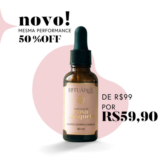 Óleo de Rosa Mosqueta 30ml - 100% Puro