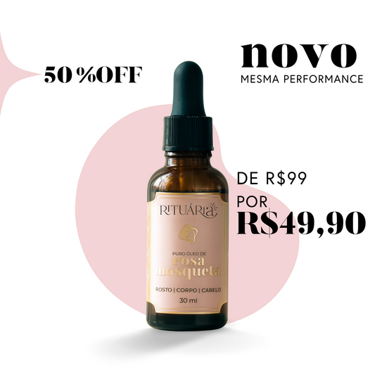 Óleo de Rosa Mosqueta 30ml - 100% Puro