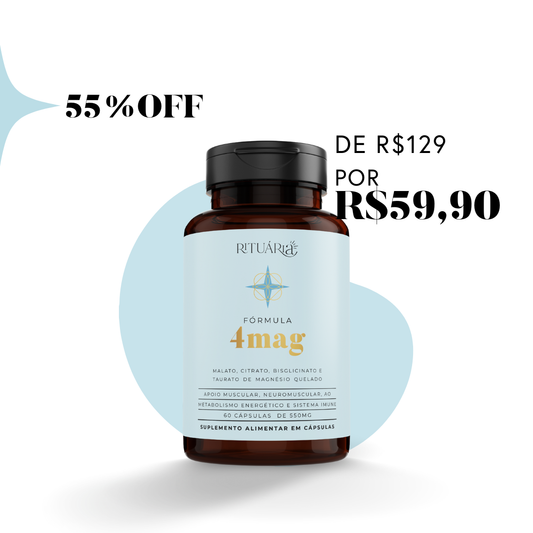 Fórmula 4Mag (Magnésio) - 30 dias