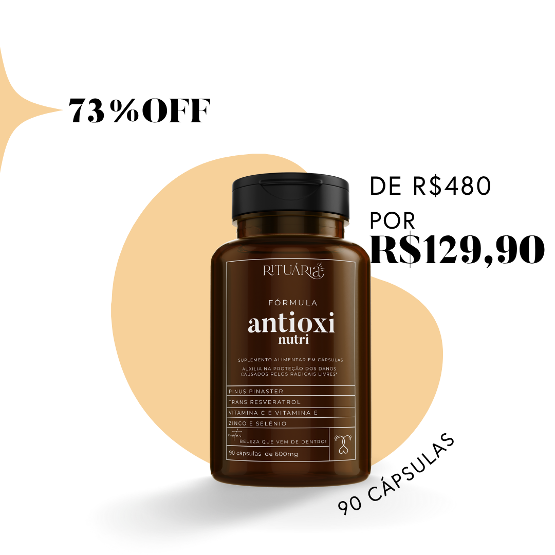 Fórmula Antioxi Nutri – Protetor Solar Oral (90 cápsulas – 3 meses)
