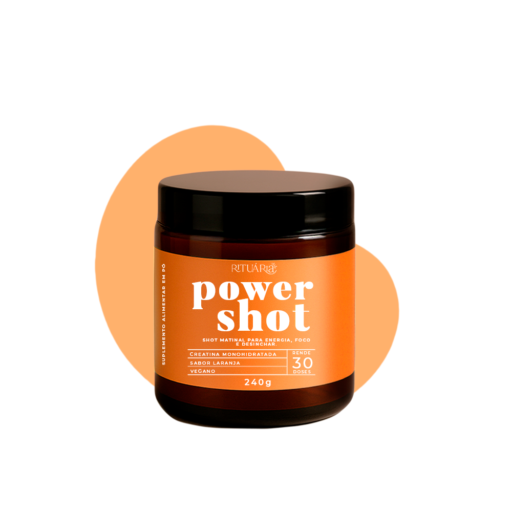 Power Shot com Creatina - Sabor Laranja