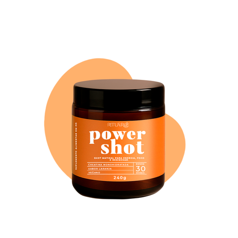 Power Shot com Creatina - Sabor Laranja