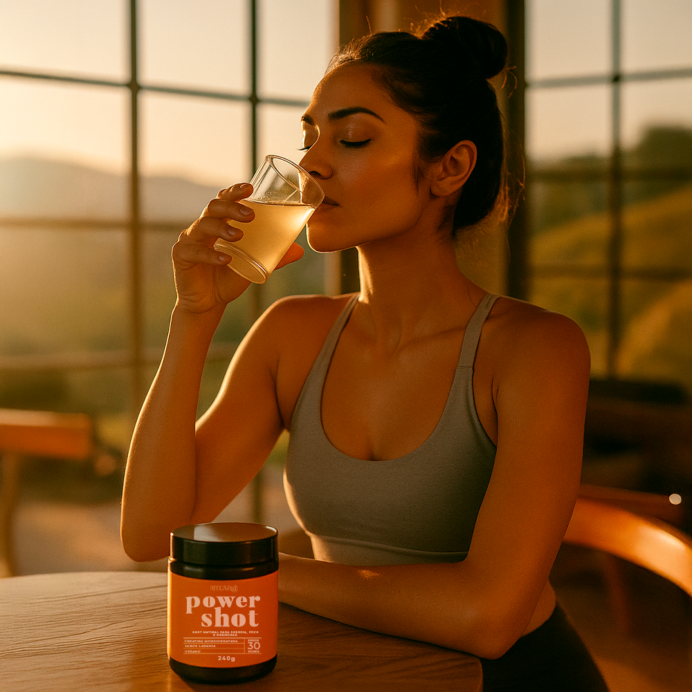 Power Shot com Creatina - Sabor Laranja